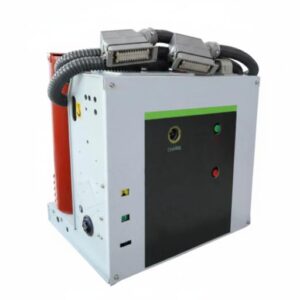 CT68-24 24kV indoor fixed vacuum circuit breaker with red insulating cylinder and control panel