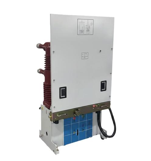 40.5kV floor-mounted indoor vacuum circuit breaker with VBI spring-operated mechanism on a white background.