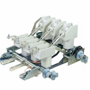 Alt Text: FN18 12kV 3-Phase gang operated air load break switch with earthing device and fuse