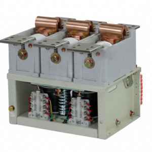 CKJ5 series vertical type AC vacuum contactor with high-capacity copper contacts for 1000A power networks.