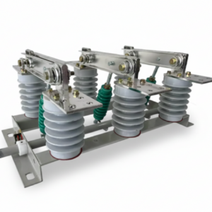 GN19-12 indoor high voltage three-phase isolation knife switch 12kV 60Hz for power system circuit control.