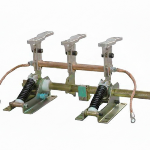 JN15A-12/31.5 indoor high voltage AC grounding switch with 3-pole mechanism.
